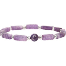 Balance for Women Men Amethyst Bracelet Lose Weight Healing Crystal Detox  Belly Bracelet Lymphatic Drainage Obsidian Bracelet