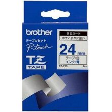 Cinta para etiquetadora Brother - Cinta laminada - blanco, azul - Rollo 2,4 cm x 15,2 m - 1 rollos