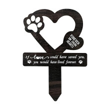 Pet Memorial Gravestones - Durable Garden Cemetery Yard Decoration, Personalized Graveside Memorial Plaques, Custom Sympathy Stake