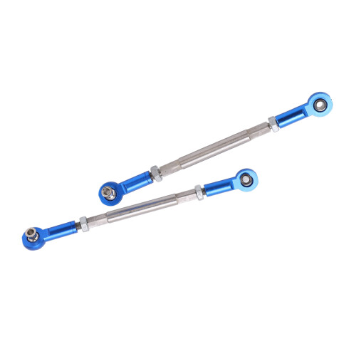 2Pcs Metal Front Steering Link Rod Tie Rods for 2