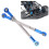 2Pcs Metal Front Steering Link Rod Tie Rods for 12