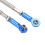 2Pcs Metal Front Steering Link Rod Tie Rods for 15