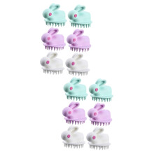 Hair Brush Set 2 Sets of Scalp Massage Brushes for Boys and Girls 6 Pieces Each Soft Bristles Durable Design
