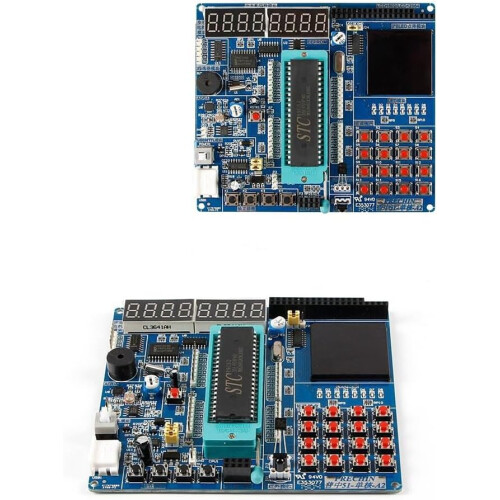 51 Single Chip Microcomputer Development Board 89C52 Learning Board Minimum System Kit with USB Interface and 40-Pin Compatibility 1