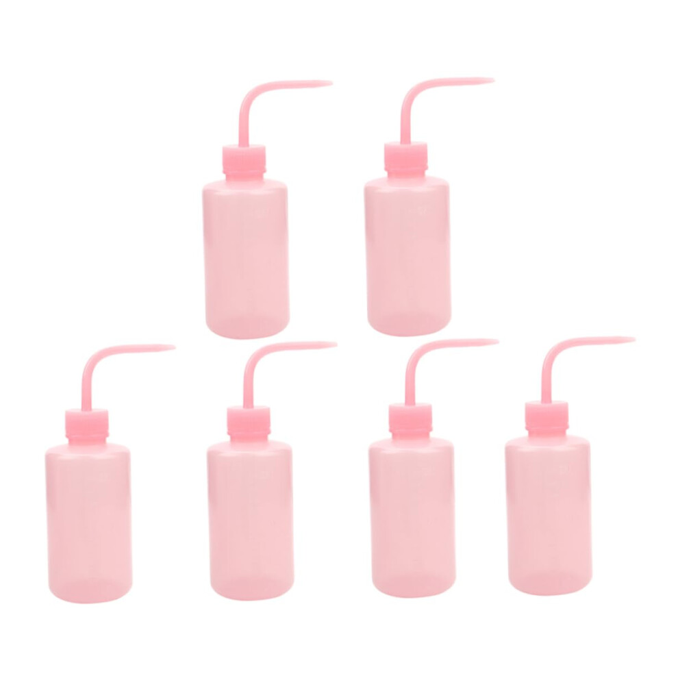 6pcs Portable Eyelash Cleaning Bottles Leakproof Squeeze Bottles for Lash Remover Tools 30ml Size Ideal for Professionals