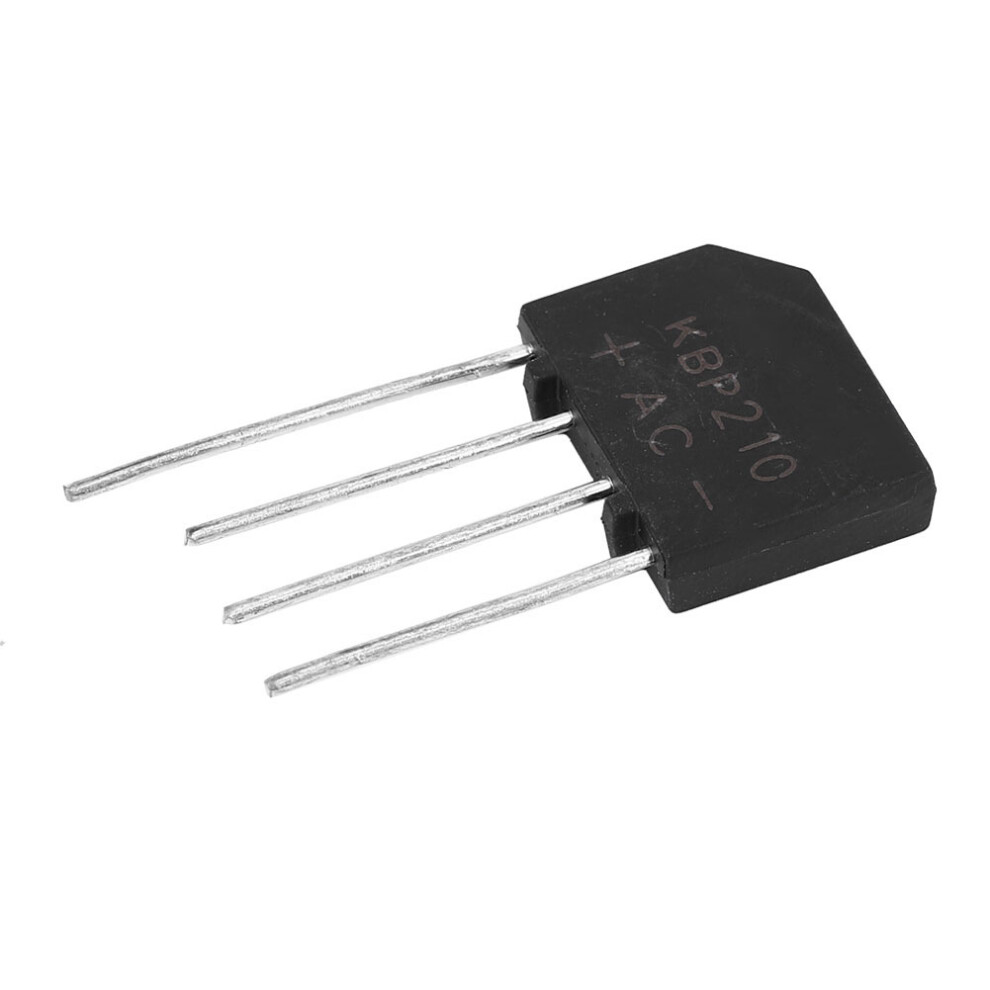 2A 1000V Diode Bridge KBP210 Flat Rectifier Bridge