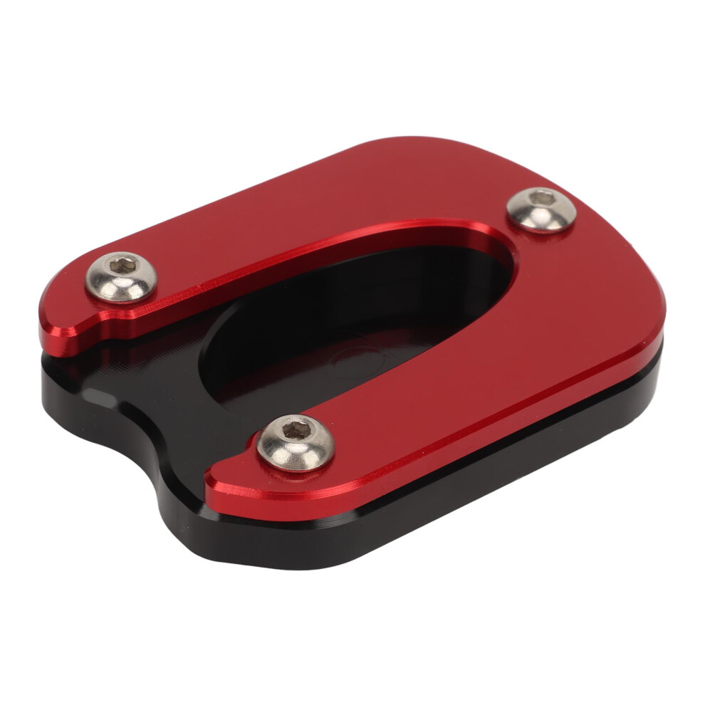 Motorcycle Kickstand Pad Aluminium Alloy Sidestand Red 8320539767352