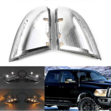 Car Left Right Rearview Mirror Led Turn Signal Light Lamps for Dodge Ram 1500 2500 2010 2011 2012 2013 2014