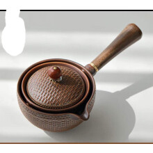 Porcelain Chinese Gongfu Tea Set 360 Degree Rotating Teapot with Infuser Portable All-in-One Gift Bag for Tea Lovers