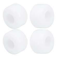 Set aus 4 hoch elastischen PU-Fischbrett-Radrollen – Weiße Ersatzräder
