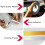 Wall Floor Tile Sewing Thread Strip 50m Roll Silver for Easy Efficient Installation Durable Adhesive Tile Solution 2