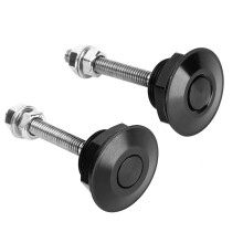 2 Stück universeller Aluminium Motorhaubenverschluss 32 mm Druckknopf Stoßstangenclip