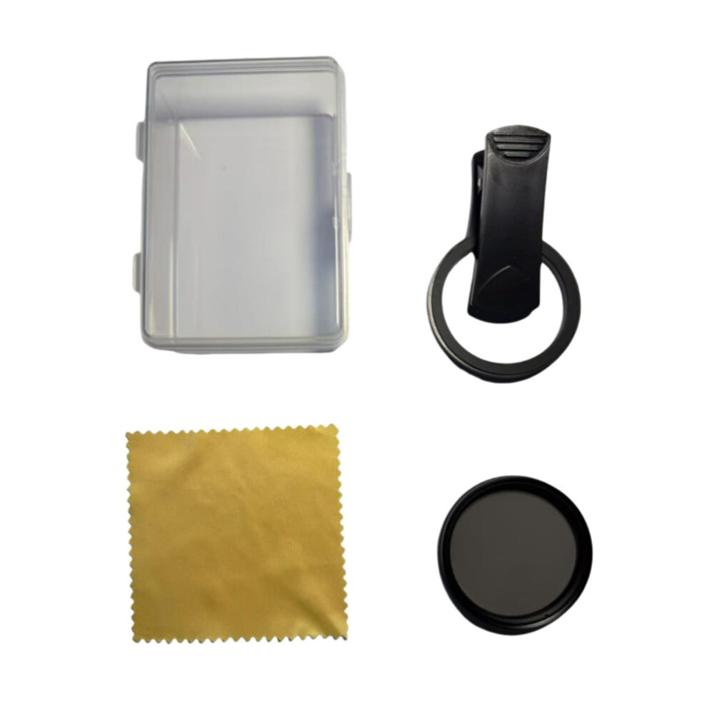 Camera Lens Polarizing Filter Set For Phone 16 15, 52Mm Clip-On Cpl Filter, Circular Polarizer For Mobile Photography 6447073349430