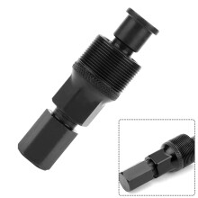 Bike Pegs Bicycle Removing Tool Square Crank Puller for Single Speed Bikes - Black Aluminum Compatibility