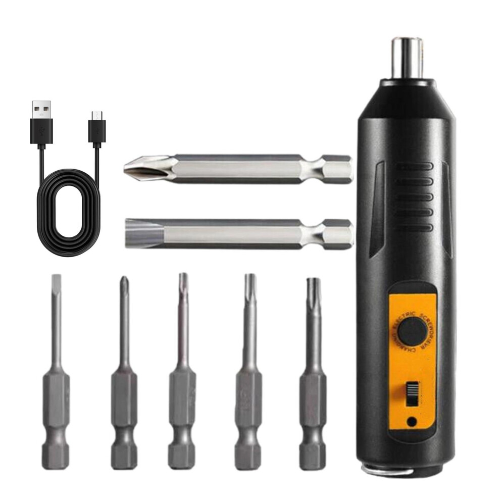 Small Electric Screwdriver Set, Cordless Repair Tool Kit With 6 Torque Settings And Screwdriver Bits For Home Projects 6447073349485