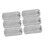 10pcs M8 Long Rod Nut Hex Hexagonal Sleeve Nut 12