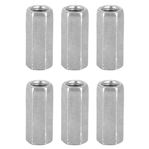 10pcs M8 Long Rod Nut Hex Hexagonal Sleeve Nut 1