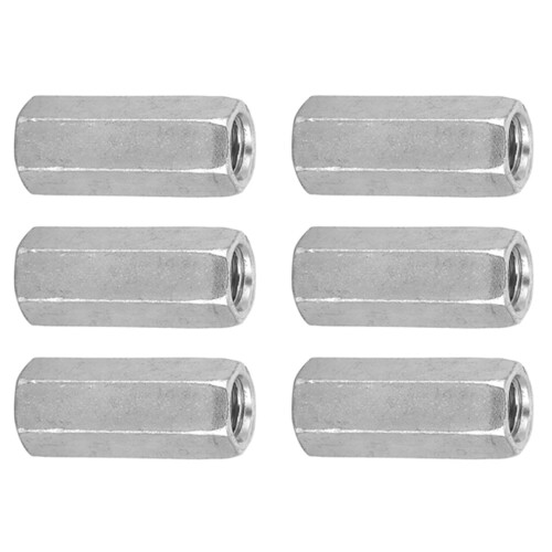 10pcs M8 Long Rod Nut Hex Hexagonal Sleeve Nut 2