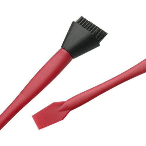 Woodworking Silicone Brush Tool Kit 4PCS Set - Soft Glue Brushes, Flat Scraper, Glue Application Tools 1