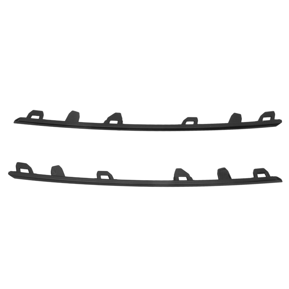 Gloss Front Bumper Grille Moulding Trims Black 8320539768977