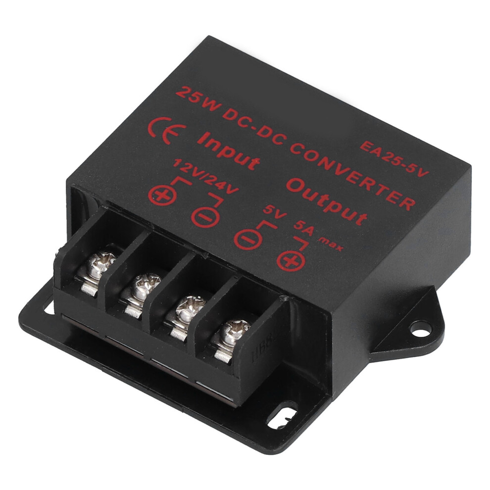 Voltage Converter DC 12V 24V to 5V 5A Power Supply