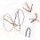 Practical Archery Bowstring Strand String for Recurve Bows, Durable Tire Line, Easy to Change, 20-30 lbs Compatibility 2