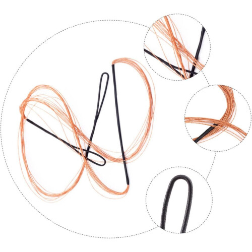 Practical Archery Bowstring Strand String for Recurve Bows, Durable Tire Line, Easy to Change, 20-30 lbs Compatibility 1