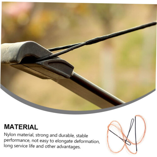 Practical Archery Bowstring Strand String for Recurve Bows, Durable Tire Line, Easy to Change, 20-30 lbs Compatibility 2