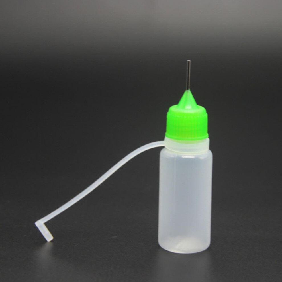 10Ml Squeezable Needle Bottles For Eye Liquid Dropper Refillable Applicator - 2022 Model Green 6447073353338