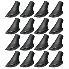 TPR Trekking Pole Tip Protectors 16 Pieces Durable Rubber Tips for Hiking and Climbing Safety Outdoor Gear