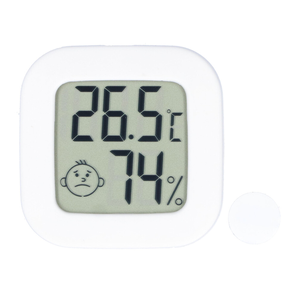 2pcs Room Mini Thermometer Hygrometer Wall Mounted