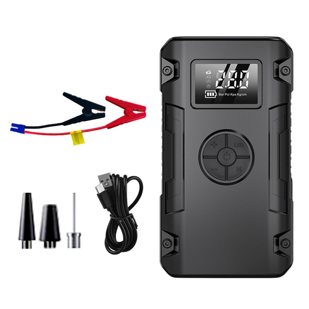 Emergency Power Source Motorbike Car Air Compressor Tire Inflator 12V Portable With Pressure Gauge For Safe Driving 6447073353581