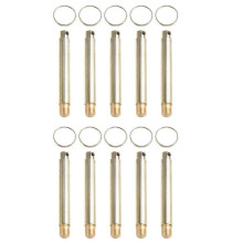 Ear Spoons 10pcs Cigarette Pipe Shovel Keychain Pendant Sniffer Snorter Portable for Outdoor Traveling Filling Salts Herbs Sand Powder Scoop
