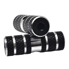 BMX Pegs 2 Pcs Anti-Slip Aluminum Alloy Bike Pegs for BMX Cycling Accessories Black Color