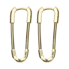 1 Pair Safety Pin Earrings Women Paper Clip Earrings Fashionable Ear Jewelries