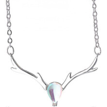 Christmas Necklace Antler Pendant Necklace Clavicular Chain Necklace Chain Women Jewelry Durable and Practical