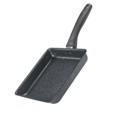 Tamagoyaki Pan, Square Iron Omelette Pan with Handle, 20x20cm Japanese Style Cooking Tool for Perfect Omelettes