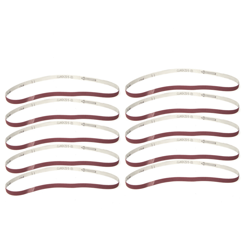 10PCS Sanding Belt Aluminium Oxide Sandpaper