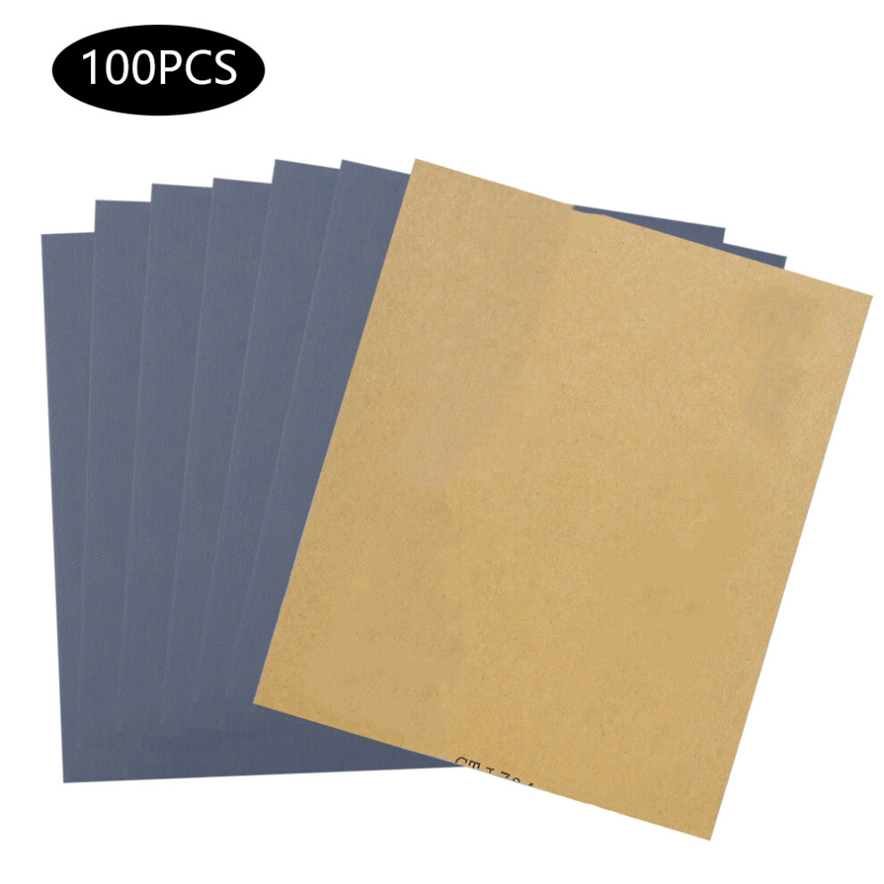 100PCS p1000 SandPaper Wet and Dry Abrasive Paper
