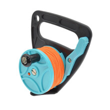Scuba Dive Reel with Thumb Stopper, Durable Diving Finger Spool Gear, 50m Drifting Line Accessories, Blue Handle
