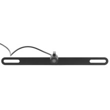 Schwerlast 1L Edelstahl Trinkflasche mit Karabiner - Grau