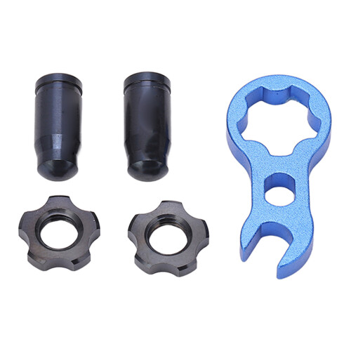 RISK 7pcs Titanium Alloy Bicycle Presta Valve Cap 1
