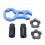 RISK 7pcs Titanium Alloy Bicycle Presta Valve Cap 7