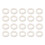 RISK 20PCS Bicycle Front Fork Sponge Ring Oil 3