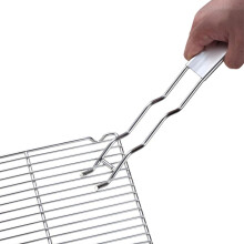 Meat Fork Stainless Steel Carving Fork with Non-Slip Handle Anti-Scalding Multi-Function Kitchen Tool for BBQ