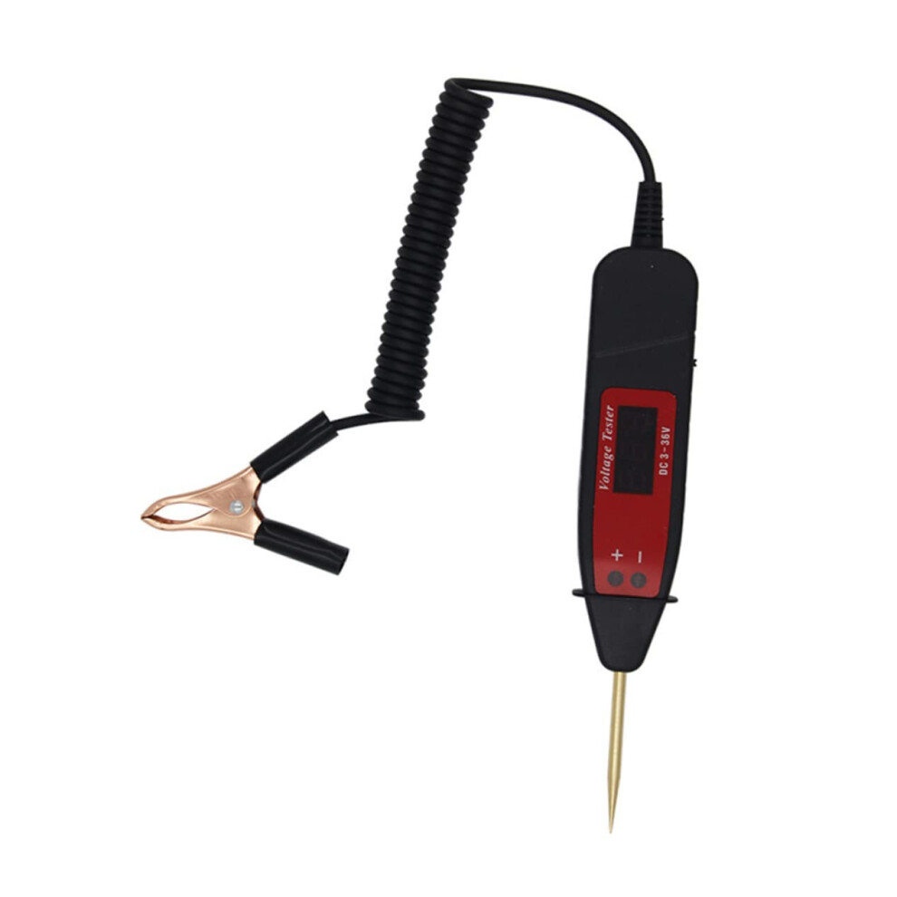 Digital Lcd Circuit Tester For Automotive Voltage Testing, Comfortable Grip, Accurate Measurements For Car And Vehicle Maintenance 6447073356377