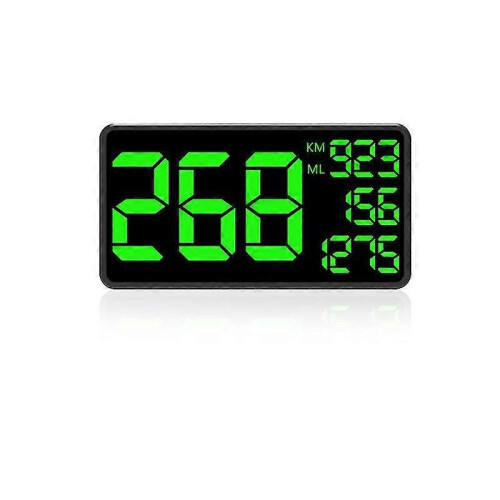 Large Screen Universal Gps Speedometer with Overspeed Warning System for Bicycle (101 X 55mm, Black)
