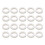 RISK 20PCS Bicycle Front Fork Sponge Ring Oil 2