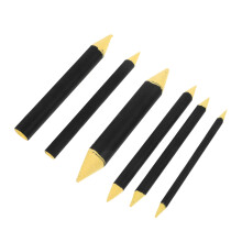 6Pcs Art Sketch Wipe Tool Set with Comfortable Long Handles for Blending Effects and DIY Crafts for Artists