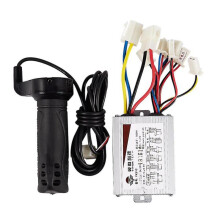 36v 500w Electric Bicycle Brushed Speed Controller & Throttle Grip Set for Electric Bicycle Scooter